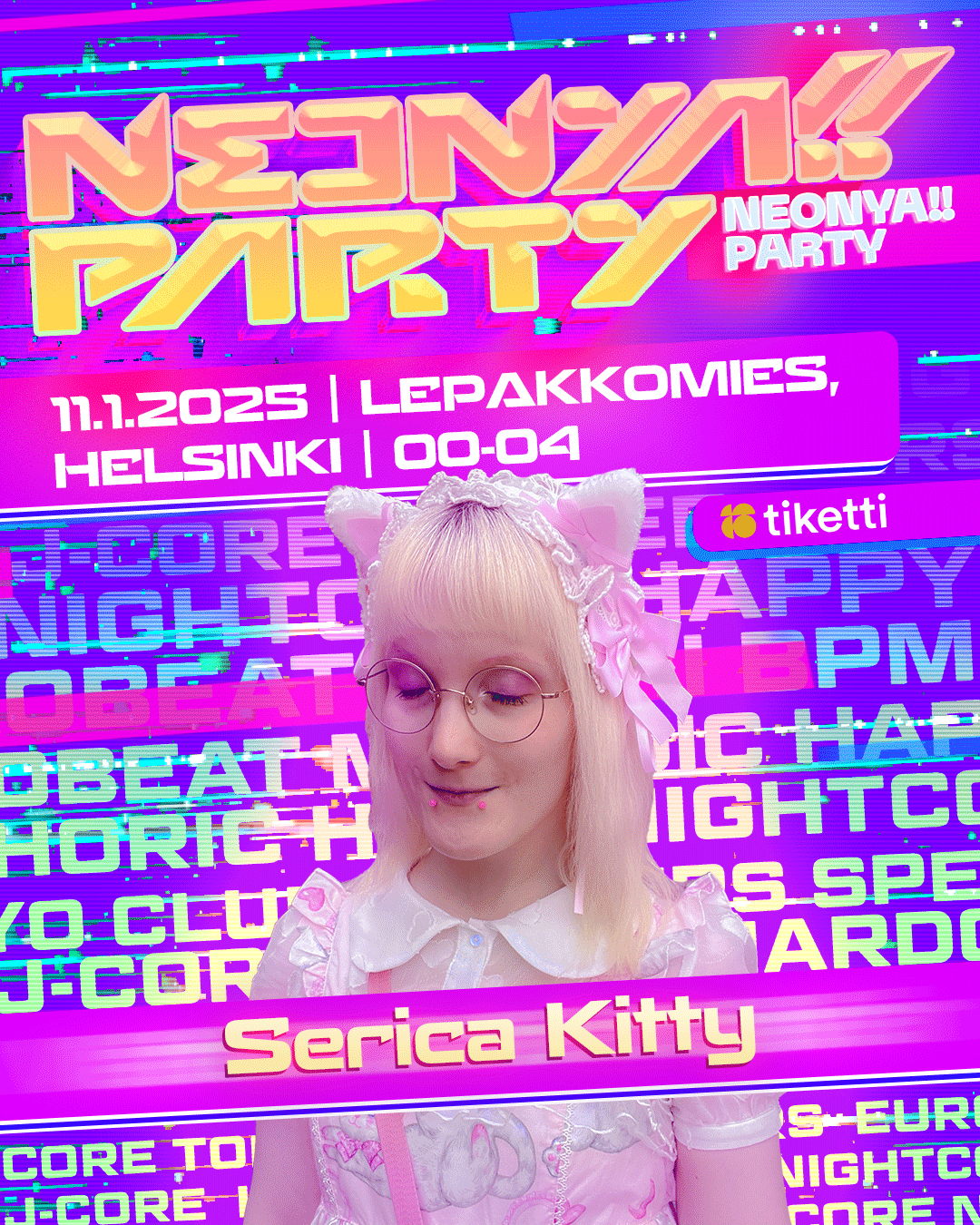 NEONYA!! PARTY 11.01.2025 at Lepakkomies, Helsinki