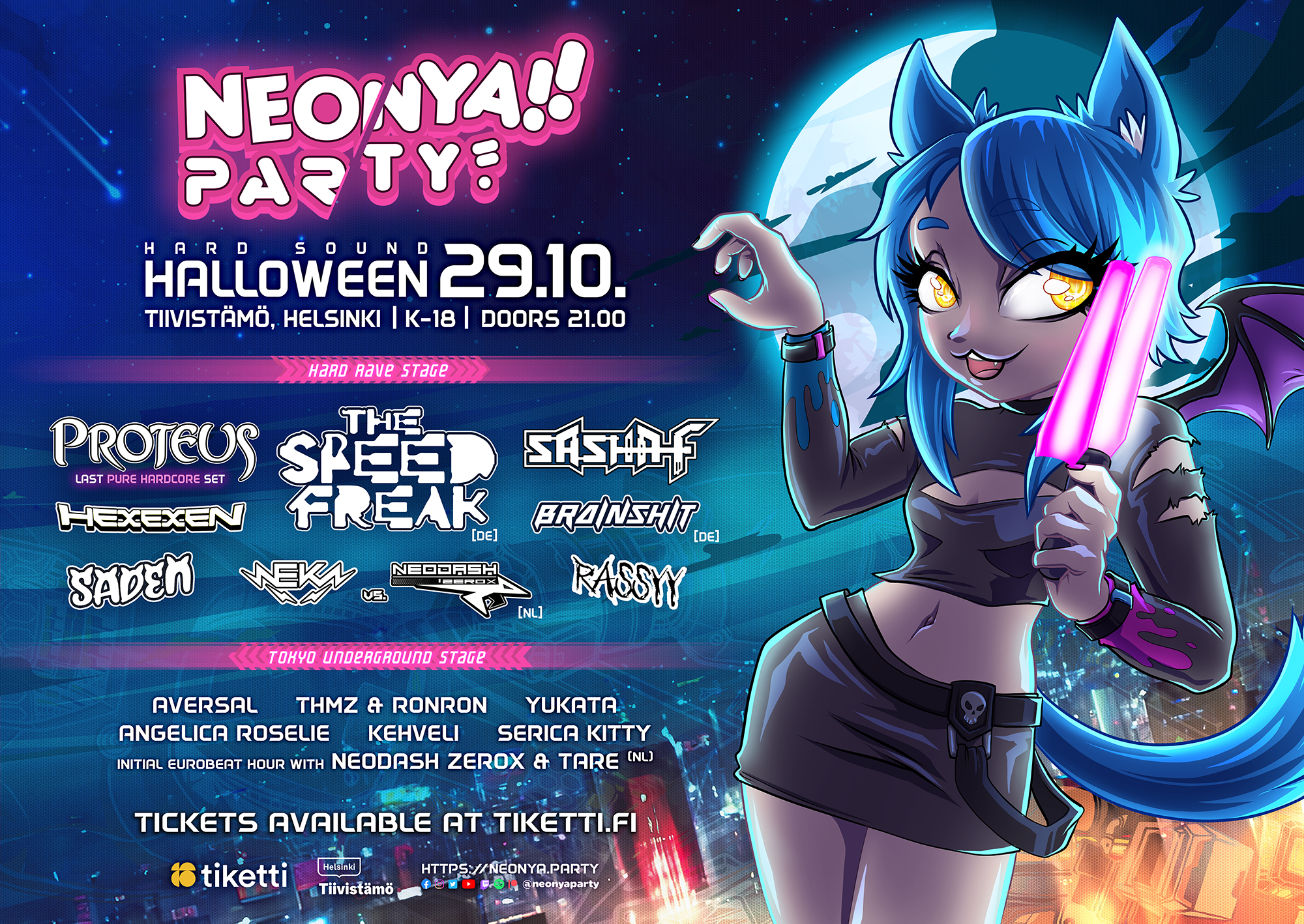 Neonya!! Party Hard Sound Halloween 2