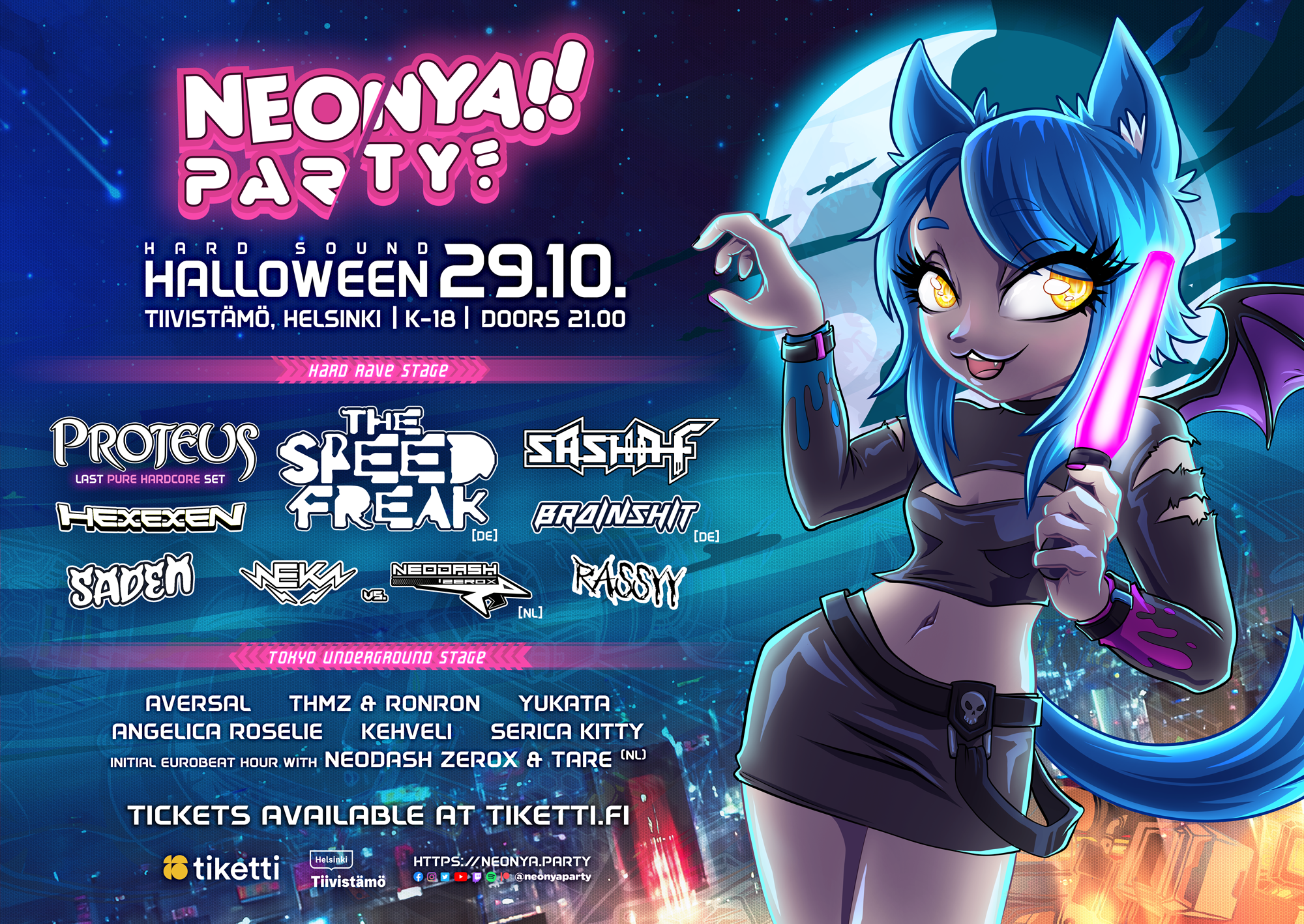 Neonya!! Party Hard Sound Halloween 2