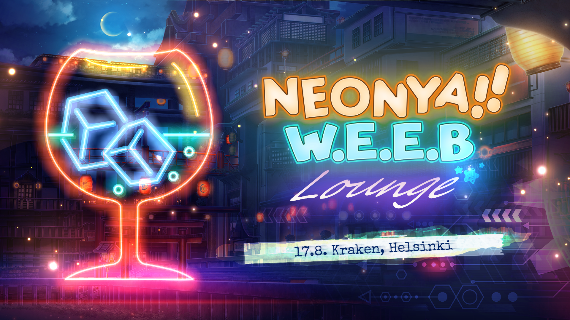 Neonya!! W.E.E.B Lounge 17.8.2024 at Kraken, Helsinki