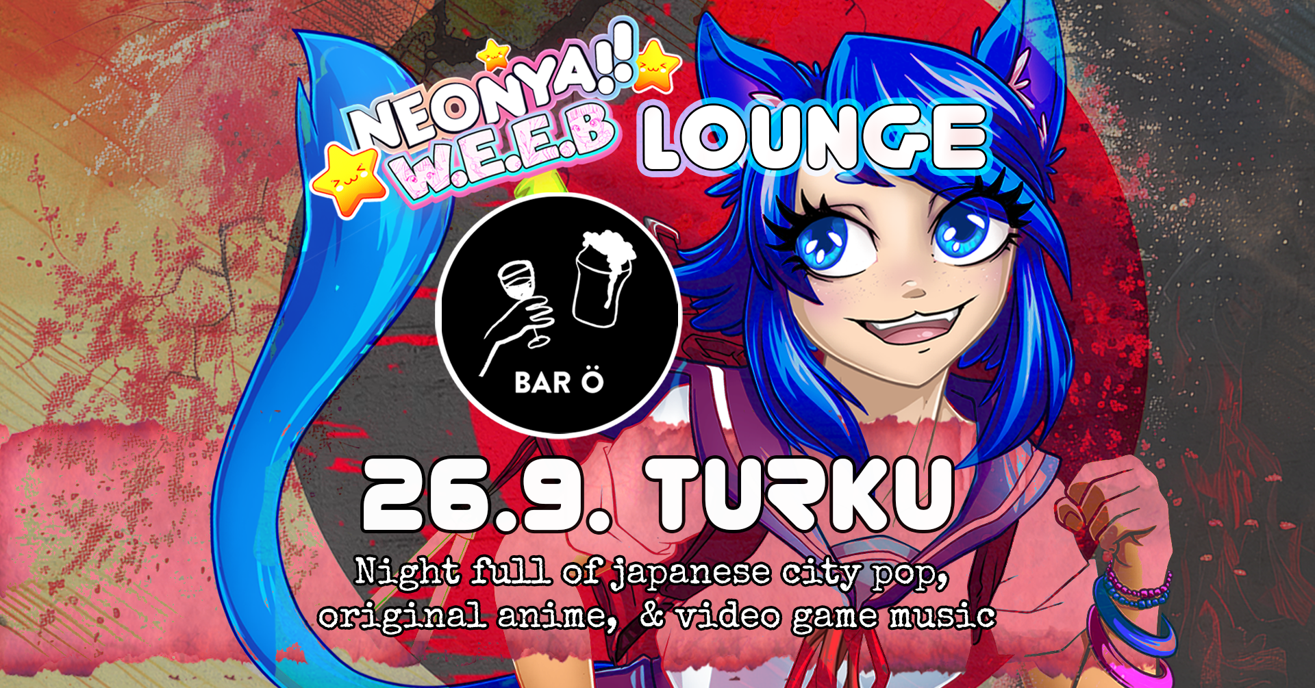 Neonya W.E.E.B Lounge - September 26th, 2025 at Bar Ö, Turku