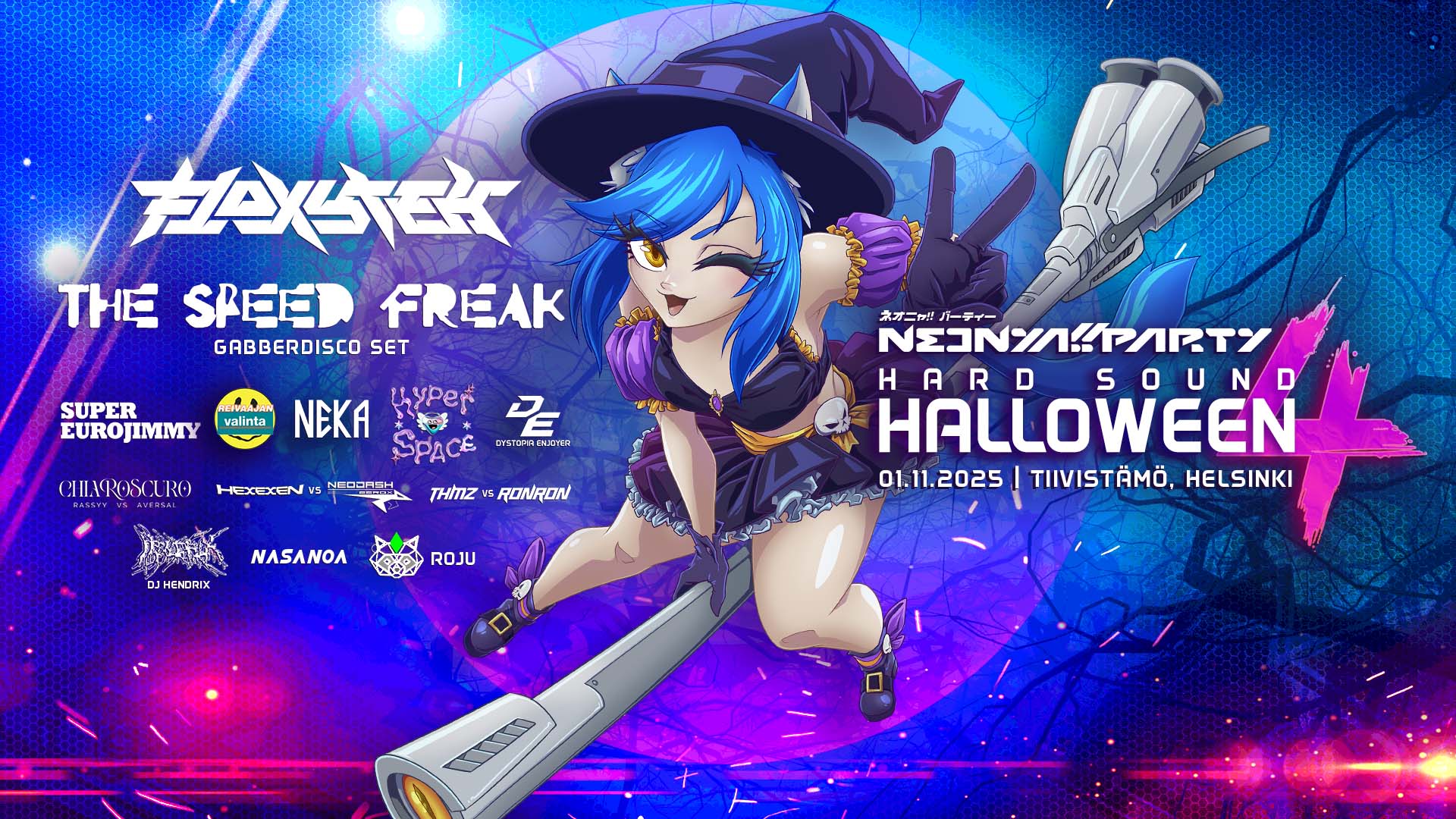 HARD SOUND HALLOWEEN 4 November 1st, 2025 at Tiivistämö, Helsinki