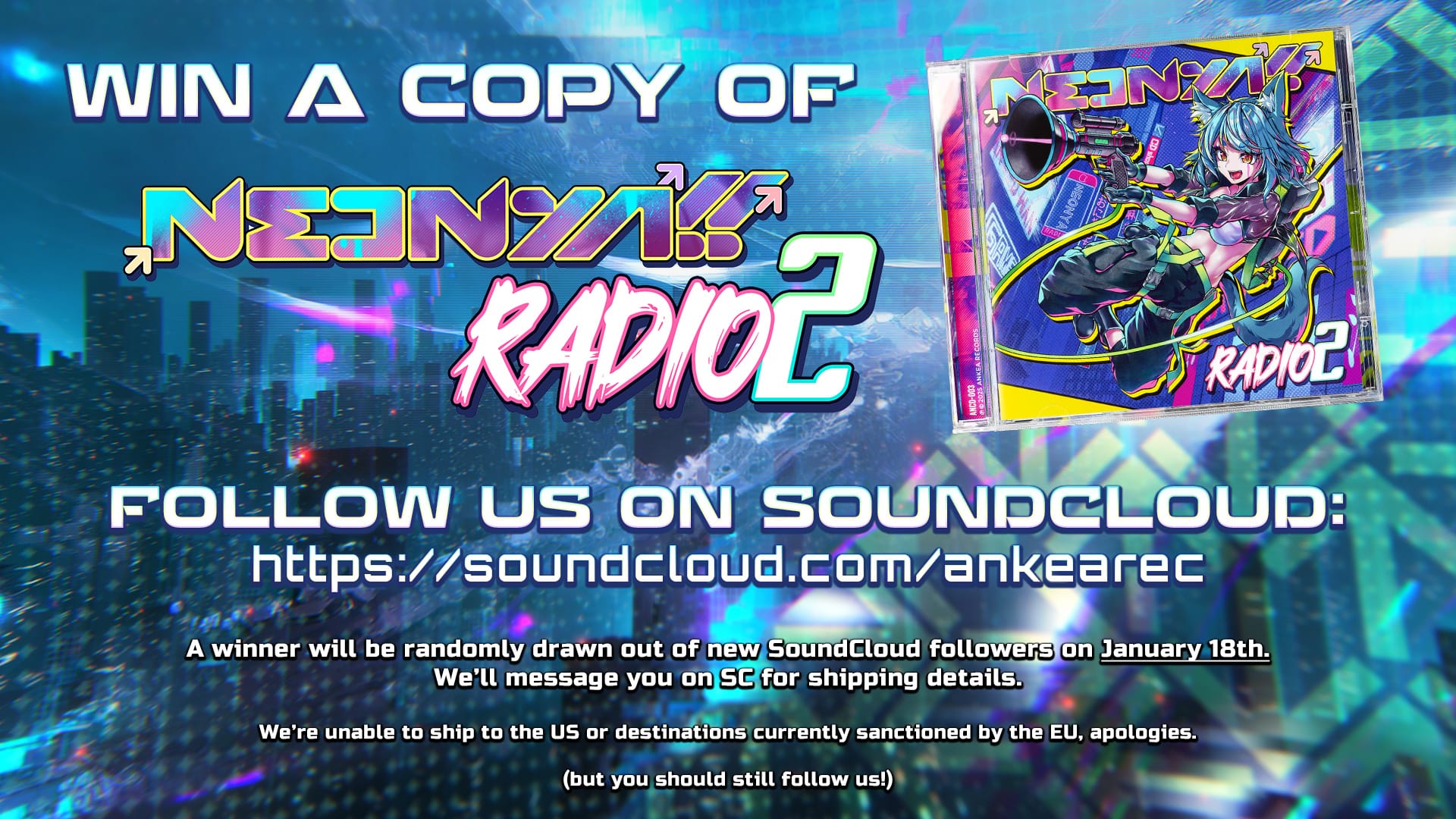Win a free CD copy of Neonya!! Radio 2